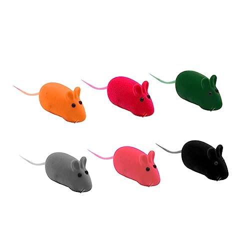 FOMIYES 12pcs Katze Spielzeug Haustier Spielzeug Cartoon Plüsch Mäuse für Katze Hund Interaktive Spielen FOMIYES 12pcs Katze Spielzeug Haustier Spielzeug Cartoon Plüsch Mäuse für Katze Hund Interaktive Spielen von FOMIYES