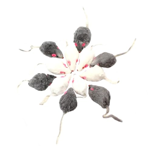 FOMIYES Katzenspielzeug Interaktives Spielzeug 12pcs Simulation Mäuse Haustier Spielzeug für Heimtierbedarf FOMIYES Katzenspielzeug Interaktives Spielzeug 12pcs Simulation Mäuse Haustier Spielzeug für Heimtierbedarf von FOMIYES