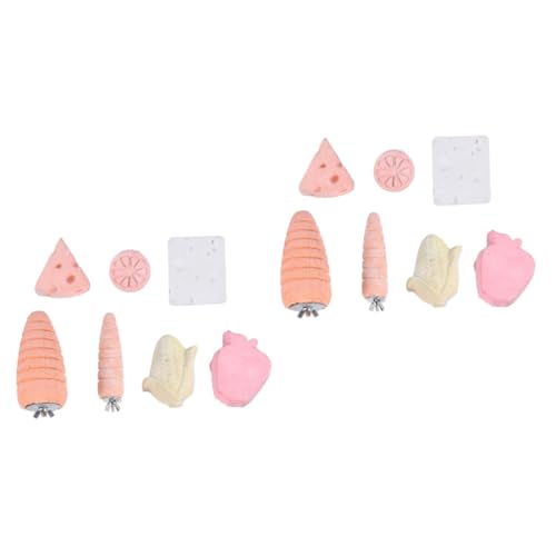 FOMIYES 2 Sets Haustier Kauspielzeug Hamster Sicher Gesunder Spaß Helle Farben Einzigartige Designs 7 Stück * 2 von FOMIYES