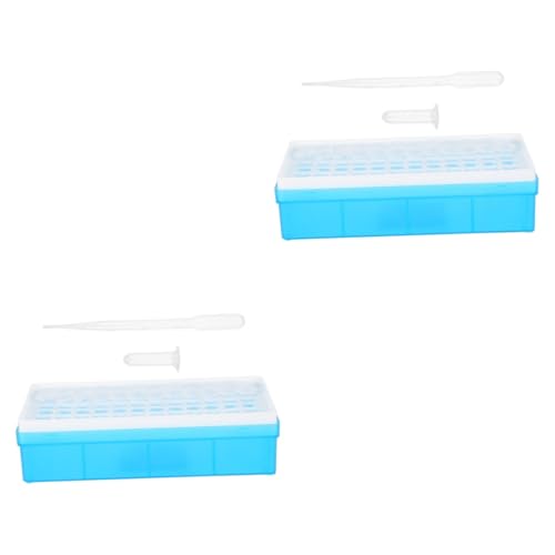 FOMIYES 2 Sets Zubehör Für Aquarien Artemia-sammler Mit Aufbewahrungsröhre Für Garnelenzucht Leicht Zu Reinigen 72 Stück X 2 von FOMIYES