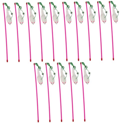 FOMIYES 15 STK Flauschige Kuscheltiere Katzen- -Spielzeug Katzenspielzeug Katzenstab De Porristas Spielzeug Für Katzen Und Mäuse Scrump Plüsch Katzen-Teaser Haustier Mausstick FOMIYES 15 STK Flauschige Kuscheltiere Katzen- -Spielzeug Katzenspielzeug Katzenstab De Porristas Spielzeug Für Katzen Und Mäuse Scrump Plüsch Katzen-Teaser Haustier Mausstick von FOMIYES