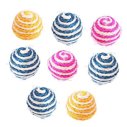 FOMIYES 16 STK Katze Hanfball Bissfestes Spielzeug für Haustiere Klangball für Haustiere Spielzeuge Katzenseilbälle Pet-Ball-Spielzeug Katze spielt Hanfkugel Lieferungen Haustierzubehör FOMIYES 16 STK Katze Hanfball Bissfestes Spielzeug für Haustiere Klangball für Haustiere Spielzeuge Katzenseilbälle Pet-Ball-Spielzeug Katze spielt Hanfkugel Lieferungen Haustierzubehör von FOMIYES