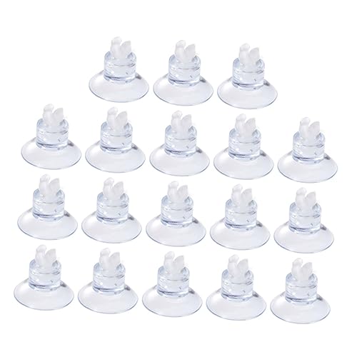 FOMIYES 18 Stücke Aquarium Cup Clips für Tank Robuste Gummi Klemme Airline von FOMIYES