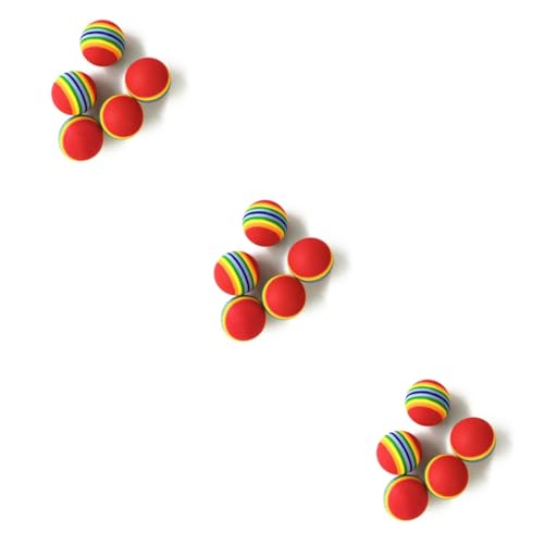 FOMIYES 18 STK Spielzeuge Haustier interaktives Spielzeug Hund Beißring-Spielzeug Eva Regenbogenball Interaktives Spielzeug für Haustiere die Katze Regenbogenkugel Spielzeughund FOMIYES 18 STK Spielzeuge Haustier interaktives Spielzeug Hund Beißring-Spielzeug Eva Regenbogenball Interaktives Spielzeug für Haustiere die Katze Regenbogenkugel Spielzeughund von FOMIYES