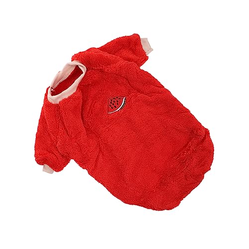 FOMIYES 1stk Kleidung Für Haustiere Fleece-Mantel Ausgestopfter Welpe Haustier Warme Kleidung Schlafanzug Aus Baumwolle Für ädchen Kätzchen-Outfit Wollhemd Wintermantel Polyester Hündchen FOMIYES 1stk Kleidung Für Haustiere Fleece-Mantel Ausgestopfter Welpe Haustier Warme Kleidung Schlafanzug Aus Baumwolle Für ädchen Kätzchen-Outfit Wollhemd Wintermantel Polyester Hündchen von FOMIYES