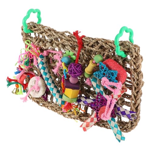 FOMIYES 1pc Vogel Klettern Net Papagei Nahrungssuche Spielzeug Käfig Zubehör Biss Widerstand Kauen Spielzeug Für Papageien Zufällige Farbe FOMIYES 1pc Vogel Klettern Net Papagei Nahrungssuche Spielzeug Käfig Zubehör Biss Widerstand Kauen Spielzeug Für Papageien Zufällige Farbe von FOMIYES