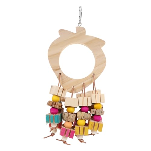 FOMIYES Papageien- -Spielzeug Vogel-beißspielzeug Ausgewähltes Holz für Papageienpflege und Spielen FOMIYES Papageien- -Spielzeug Vogel-beißspielzeug Ausgewähltes Holz für Papageienpflege und Spielen von FOMIYES