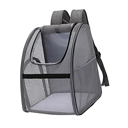 FOMIYES Tragetasche Für Haustiere Für Katzen Und Hunde Rucksack Netztasche Rollbar Tragbar Für Heimtierbedarf Bequeme Schultergurte von FOMIYES