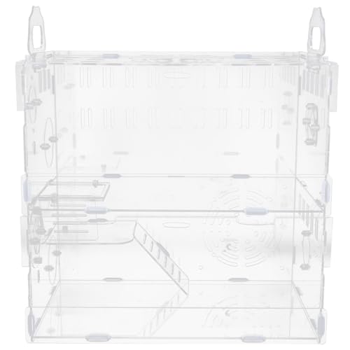 FOMIYES Hamsterkäfig Klein für Meerschweinchen Chinchilla Stabiles Material Sichtfenster FOMIYES Hamsterkäfig Klein für Meerschweinchen Chinchilla Stabiles Material Sichtfenster von FOMIYES
