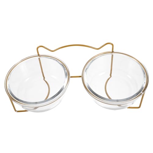 FOMIYES Katzennapfständer Mit Hohem Fuß Geneigtes Schrägdesign Für Die Fütterung Von Haustieren Doppelnapf-Set FOMIYES Katzennapfständer Mit Hohem Fuß Geneigtes Schrägdesign Für Die Fütterung Von Haustieren Doppelnapf-Set von FOMIYES