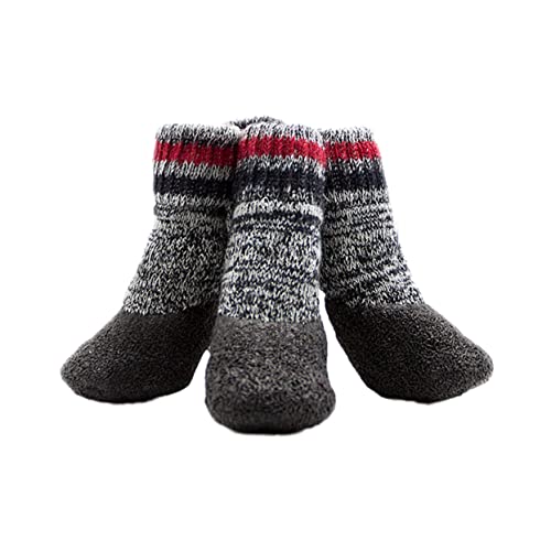 FOMIYES 2 Paar rutschfeste Hundestiefel Hundesocken Für Holzböden rutschfeste Haustier Socken rutschfeste Stiefeletten Für Hunde Hund Wanderschuhe Hündchen Kurze Stiefel von FOMIYES