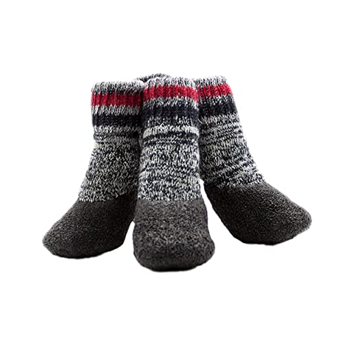 FOMIYES Hundesocken Herbst 2 Paar Nicht-Haustier-hundesocken Gepolstert Grau/kit FOMIYES Hundesocken Herbst 2 Paar Nicht-Haustier-hundesocken Gepolstert Grau/kit von FOMIYES