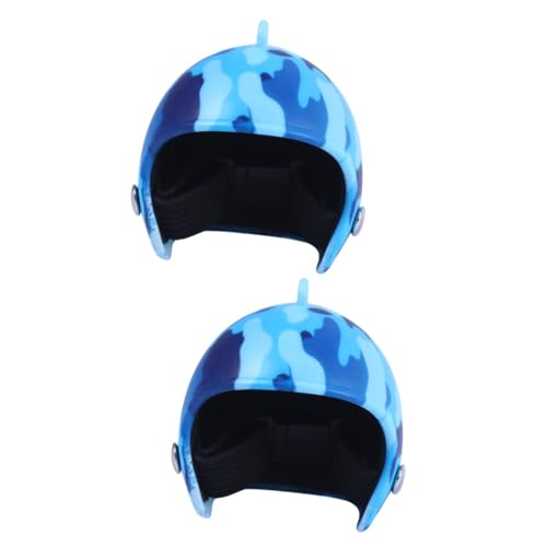 FOMIYES 2stücke Hühnerhelm Camouflage Anpassbarer Schutzhelm Für Kleine Haustiere Für Hühner Und Vögel Und Schützt Kopf Vor Verletzungen von FOMIYES