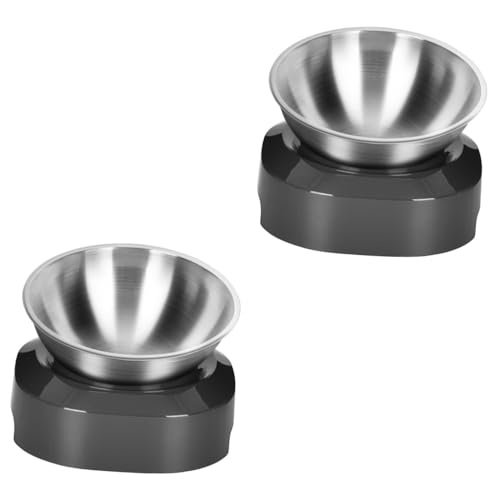 FOMIYES 2 Stücke Edelstahl Pet Feeder Lebensmittel Schüssel Kätzchen Schüsseln Katze Lebensmittel Gericht Pet Supplies und Nicht- FOMIYES 2 Stücke Edelstahl Pet Feeder Lebensmittel Schüssel Kätzchen Schüsseln Katze Lebensmittel Gericht Pet Supplies und Nicht- von FOMIYES