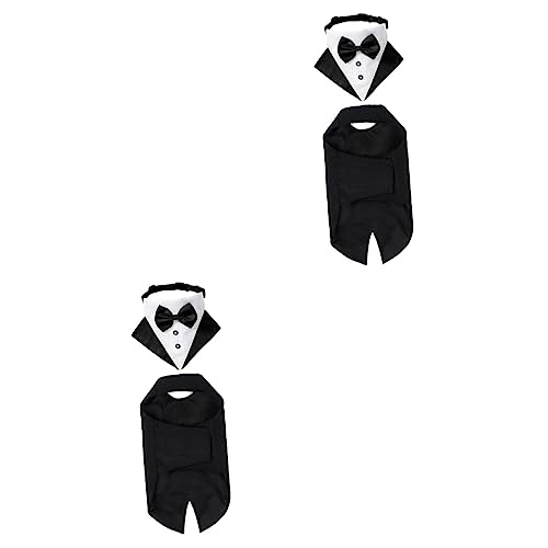 FOMIYES 2 Sets Luxus-hundeanzug Und Bandana-Set Hundemäntel Für Große Hunde Hunde- Bequeme Haustierkleidung Anlasskleidung FOMIYES 2 Sets Luxus-hundeanzug Und Bandana-Set Hundemäntel Für Große Hunde Hunde- Bequeme Haustierkleidung Anlasskleidung von FOMIYES