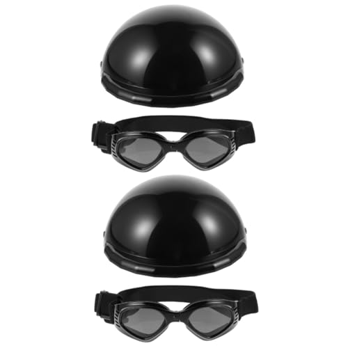 FOMIYES 2 Sets Haustierprodukte Hunde Hundeschutzhüte Für Haustiere Haustierbrillen Kostüm Requisiten Hundehelme Für Hundeabs-Material Dauerhafte Nutzung FOMIYES 2 Sets Haustierprodukte Hunde Hundeschutzhüte Für Haustiere Haustierbrillen Kostüm Requisiten Hundehelme Für Hundeabs-Material Dauerhafte Nutzung von FOMIYES