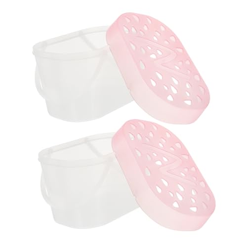 FOMIYES Reptilienbehälter Outdoor Hamsterkoffer 2pcs Haustierträger Für Meerschweinchen Robuster Kunststoff Handheld Komfortabel von FOMIYES