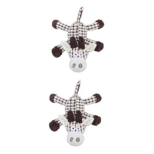 FOMIYES 2 Stück Hunde-plüschspielzeug Quietschendes Kauspielzeug Für Hunde Waschbar Hundespielzeug Zubehör Cartoon-Stil FOMIYES 2 Stück Hunde-plüschspielzeug Quietschendes Kauspielzeug Für Hunde Waschbar Hundespielzeug Zubehör Cartoon-Stil von FOMIYES