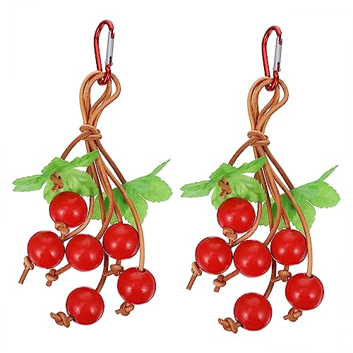 FOMIYES Papageien-beißspielzeug Vogel-kauspielzeug-Set 2-teilig Papageien-obstspieß Papageienkäfig-Spielzeug Hängendes Papageienspielzeug Für Haustierpapageien FOMIYES Papageien-beißspielzeug Vogel-kauspielzeug-Set 2-teilig Papageien-obstspieß Papageienkäfig-Spielzeug Hängendes Papageienspielzeug Für Haustierpapageien von FOMIYES