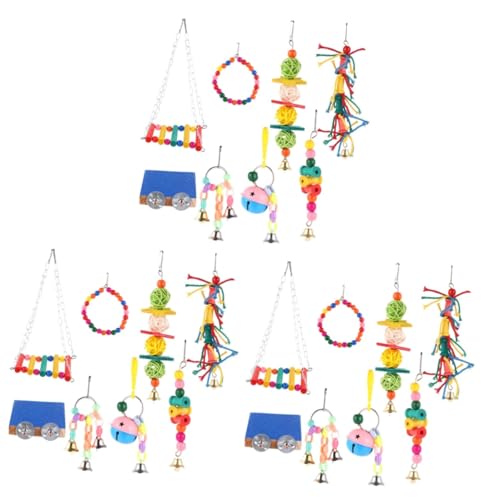 FOMIYES 24 Pcs Bunte Vogel Papagei Schaukel Papagei Schaukel Kauen Für Sittiche Conure Nymphensittich Vogel Spielzeug Set Haustier Vogel Käfig Spielzeug FOMIYES 24 Pcs Bunte Vogel Papagei Schaukel Papagei Schaukel Kauen Für Sittiche Conure Nymphensittich Vogel Spielzeug Set Haustier Vogel Käfig Spielzeug von FOMIYES