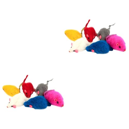 FOMIYES 2 Sätze Mäuse Katzenspielzeug Katzenspielzeug Kätzchen Haustierzubehör Heimtierbedarf Katzenmausspielzeug 14 Stück * 2 FOMIYES 2 Sätze Mäuse Katzenspielzeug Katzenspielzeug Kätzchen Haustierzubehör Heimtierbedarf Katzenmausspielzeug 14 Stück * 2 von FOMIYES
