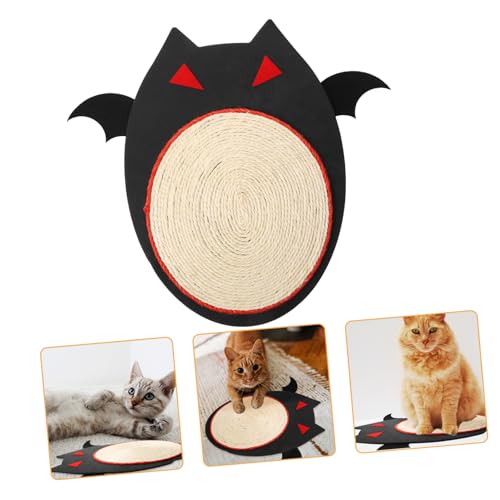 FOMIYES 2St Katze kratzmatte Katzenrad Halloween Spielzeuge Kratzspielzeug für Katzen Haustierzubehör drinnen kratzbaum für Katzen Pfote Katzenspielzeug Urlaub Sisalmatte von FOMIYES