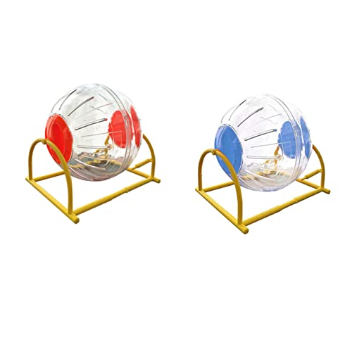 FOMIYES 2pcs Hamster Spielzeug Laufrad Spielzeug Mini Übung Spielzeug für Haustiere von FOMIYES