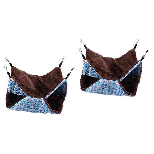 FOMIYES 2 Stücke Hamster Hängematte Haustier Hängen Bett Eichhörnchen Bett Doppel Schicht Haustier Matte Bequeme Wiege Größe 35x35 Pet Supplies FOMIYES 2 Stücke Hamster Hängematte Haustier Hängen Bett Eichhörnchen Bett Doppel Schicht Haustier Matte Bequeme Wiege Größe 35x35 Pet Supplies von FOMIYES