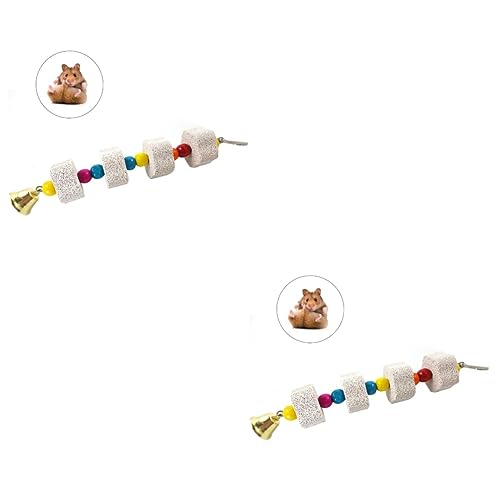 FOMIYES 2 Stücke Vogel Spielzeug Für Nymphensittich Haustier Zähne Schleifen Spielzeug Glocke Für Tier Spaß Gesundheit FOMIYES 2 Stücke Vogel Spielzeug Für Nymphensittich Haustier Zähne Schleifen Spielzeug Glocke Für Tier Spaß Gesundheit von FOMIYES