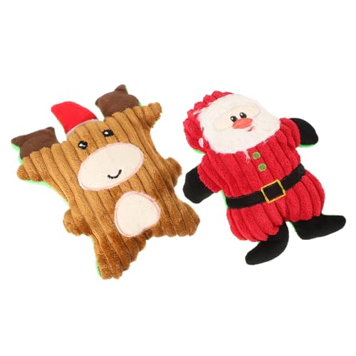 FOMIYES Plüsch-hundespielzeug-Set Weihnachts-kauspielzeug Für Hunde Quietschendes Tierspielzeug Beißspielzeug Für Welpen FOMIYES Plüsch-hundespielzeug-Set Weihnachts-kauspielzeug Für Hunde Quietschendes Tierspielzeug Beißspielzeug Für Welpen von FOMIYES