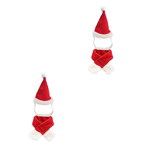 FOMIYES 2 Stück Weihnachtsmützen Für Hunde Plüsch-weihnachtsmütze Mit Futter Bequemes Haustier-partygeschenk Weihnachtsmann-Outfit-zubehör FOMIYES 2 Stück Weihnachtsmützen Für Hunde Plüsch-weihnachtsmütze Mit Futter Bequemes Haustier-partygeschenk Weihnachtsmann-Outfit-zubehör von FOMIYES