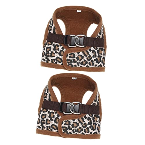 FOMIYES 2St Welpengeschirr Hundegeschirr Welpenjacke Mesh-Hundejacke Gittergewebe Gurt Seil von FOMIYES