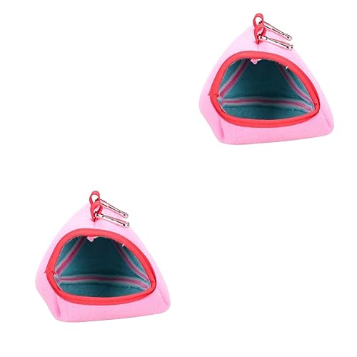 FOMIYES 2 Stücke Nette Hamster Nest Weiche Baumwolle Hängematte Spielzeug Haustier Käfig Bett Für Hamster Größe von FOMIYES