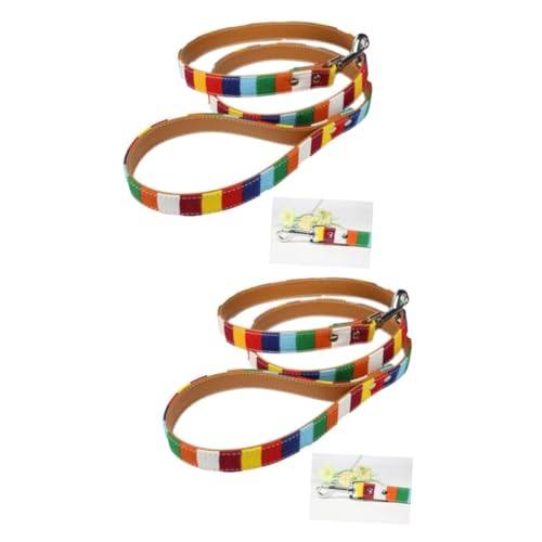 FOMIYES Leine 2St Hundeleine mit komfortablem Griff Trainingsleine für Hunde Anti-verloren keilriemen Heimtiertraining führen Hundetraining führen die Katze Leinen Führseil Welpenhalsband FOMIYES Leine 2St Hundeleine mit komfortablem Griff Trainingsleine für Hunde Anti-verloren keilriemen Heimtiertraining führen Hundetraining führen die Katze Leinen Führseil Welpenhalsband von FOMIYES
