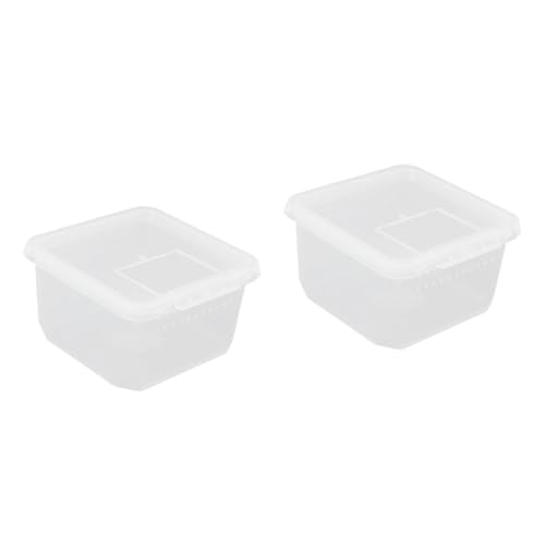 FOMIYES 2 Stück Box Spider Reptile Mini-futterbox Gehäuse Leicht Und Belüftet Einfach Zu Bedienende Zuchtbox von FOMIYES