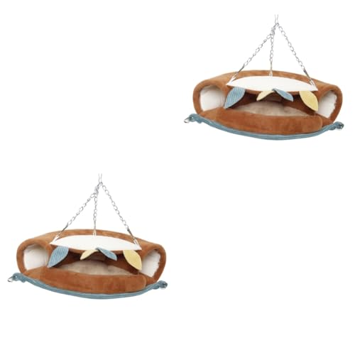 FOMIYES 2St Hamsterbettkissen Hamster Hängebett hängende Nesthängematte Halloween-Aquarium- Meerschweinchen-Hängematte Hamsterkäfig Hängematte Hamsterwiege Haustier einstellen von FOMIYES