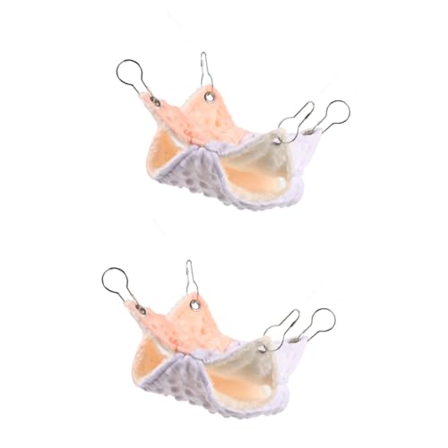 FOMIYES 2st Hamster Hängematte Schaukel Vogelnest Eichhörnchen Stoff FOMIYES 2st Hamster Hängematte Schaukel Vogelnest Eichhörnchen Stoff von FOMIYES
