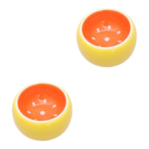 FOMIYES 2 Stücke Keramik Tiernahrung Behälter Obst Form Schüssel Pet Feeder Geeignet Für Kaninchen Hamster Haustiere FOMIYES 2 Stücke Keramik Tiernahrung Behälter Obst Form Schüssel Pet Feeder Geeignet Für Kaninchen Hamster Haustiere von FOMIYES