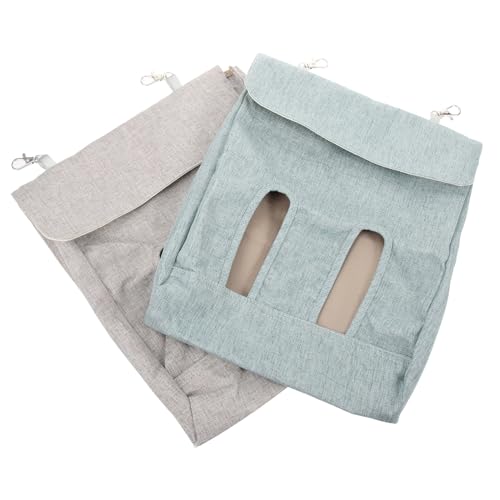 FOMIYES 2st Kaninchen-heu-Tasche Slow Feeder Für Kleine Haustiere Tasche Für Kaninchen Hasenfutterstelle Langsamer Futterbeutel Für Kaninchen Kleiner Futterautomat Stoff Spender Chinchilla von FOMIYES