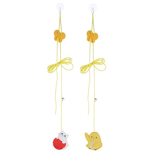 FOMIYES 2stücke Interaktive Katzenangel Spielzeuge Für Innenkatzen Einstellbare Hängende Teaser Toys Mit Katzenminze Fördert Spielvergnügen Und Intelligenz Von Kätzchen Und Katzen von FOMIYES