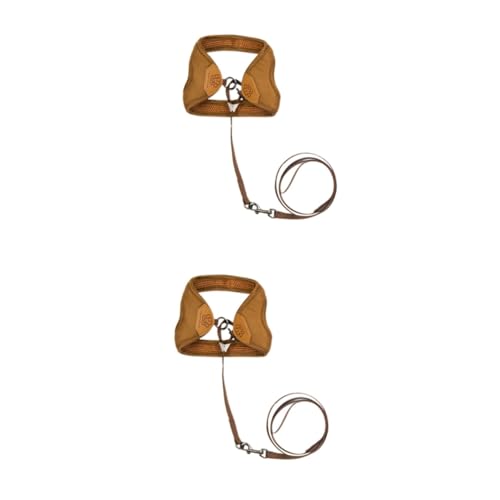 FOMIYES 2St Mattes Fleece-Geschirr Frettchen Fischgrätengeschirr Körper Welpe keilriemen Haustierzubehör Haustier Geschirr Fischgrätenmuster Gürtel Kettenblatt Gurt Leinen FOMIYES 2St Mattes Fleece-Geschirr Frettchen Fischgrätengeschirr Körper Welpe keilriemen Haustierzubehör Haustier Geschirr Fischgrätenmuster Gürtel Kettenblatt Gurt Leinen von FOMIYES