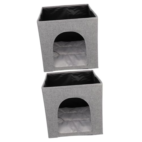 FOMIYES 2 Stücke Faltbare Design Katze Verschleiß-beständig Katze Nest-kratzen Haustier Spielen FOMIYES 2 Stücke Faltbare Design Katze Verschleiß-beständig Katze Nest-kratzen Haustier Spielen von FOMIYES