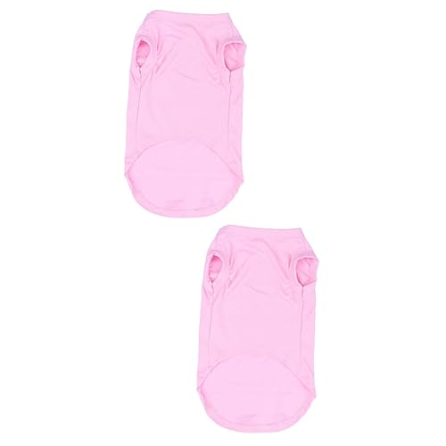 FOMIYES 2 Stücke Komfortable Haustier Hund T-Shirt Atmungsaktive Haustier Kleidung Welpen Casual Weste M FOMIYES 2 Stücke Komfortable Haustier Hund T-Shirt Atmungsaktive Haustier Kleidung Welpen Casual Weste M von FOMIYES