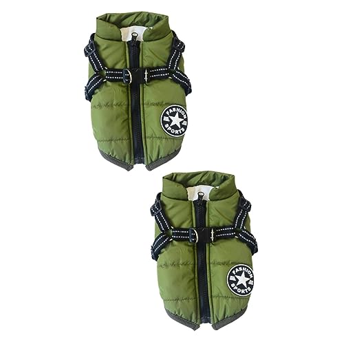 FOMIYES 2 Stücke Nette Haustier Mantel Hund Weste Jacke Warme Hund Weste Haustier Weste Baumwolle Hund Weste Größe S FOMIYES 2 Stücke Nette Haustier Mantel Hund Weste Jacke Warme Hund Weste Haustier Weste Baumwolle Hund Weste Größe S von FOMIYES