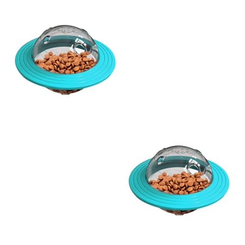 FOMIYES 2St füttern Futterspender für Katzen Snacks für Hunde Essen Haustiernapf Hundebälle Lebensmittelspender Kugel zur Abgabe von Speisen Spielzeug Futterspender für Haustiere beissen von FOMIYES