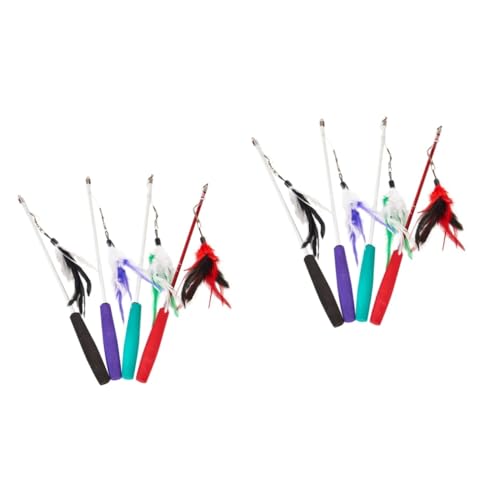 FOMIYES 2 Stücke Katze Necken Spielzeug Katze Interaktive Katze Necken Stick Leichte Pet Liefert Für Katze Spielzeit FOMIYES 2 Stücke Katze Necken Spielzeug Katze Interaktive Katze Necken Stick Leichte Pet Liefert Für Katze Spielzeit von FOMIYES