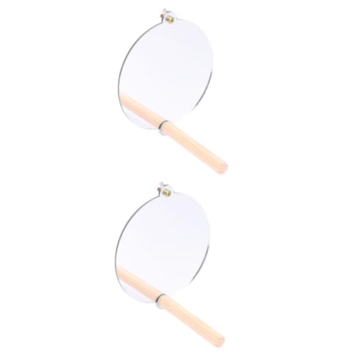 FOMIYES 2 Stücke Papagei Ausbildung Spiegel Papagei Vogel Spielzeug Vogel Spiegel Stehen Papagei Liefert Beige Khaki Sicher Spaß FOMIYES 2 Stücke Papagei Ausbildung Spiegel Papagei Vogel Spielzeug Vogel Spiegel Stehen Papagei Liefert Beige Khaki Sicher Spaß von FOMIYES