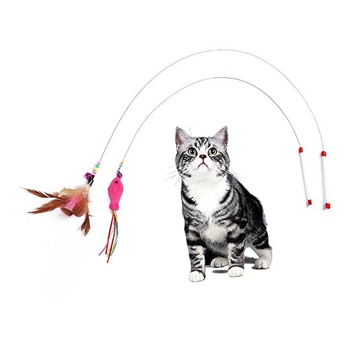 FOMIYES Spielzeug 2er-Pack Interaktives Katzenspielzeug Zum Spielen Teaser-Spielzeug Fische und Haustiertraining FOMIYES Spielzeug 2er-Pack Interaktives Katzenspielzeug Zum Spielen Teaser-Spielzeug Fische und Haustiertraining von FOMIYES