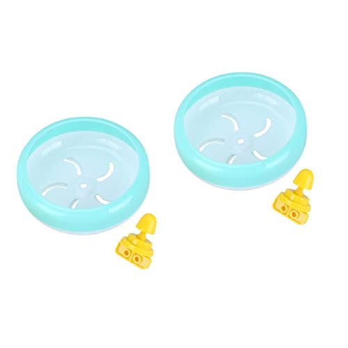 FOMIYES 2st Spielzeug Scrollrad Zubehör Rotieren Kleiner Hamster Goldener von FOMIYES