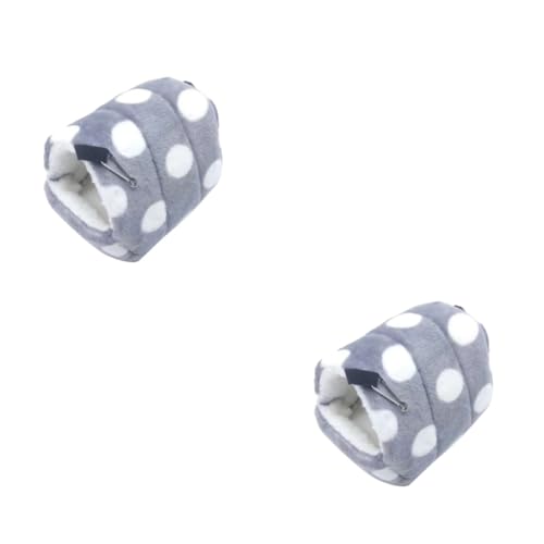FOMIYES 2 Stücke Große Größe Papageien Hängematte Tier Bett Warme Fleece Komfortable Pet Nest Grau Haken Für FOMIYES 2 Stücke Große Größe Papageien Hängematte Tier Bett Warme Fleece Komfortable Pet Nest Grau Haken Für von FOMIYES